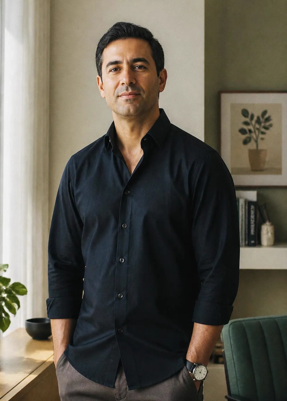 Portrait du Dr Selim Zengin, médecin esthétique du visage à Bruxelles et en Brabant wallon